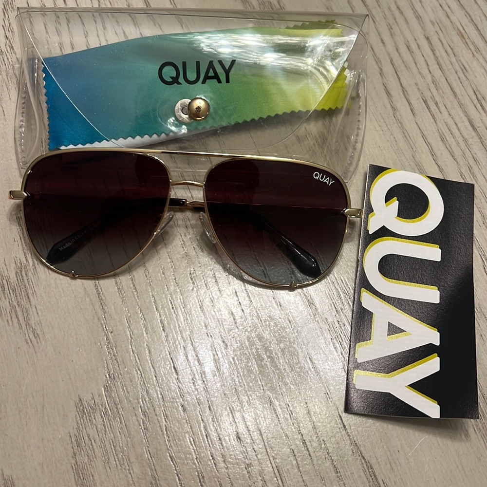 Quay HIGH KEY Extra Large Polarized Sunnies